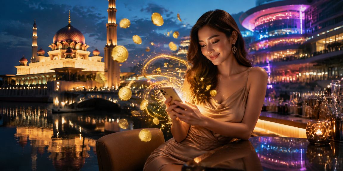 Player in Putrajaya receiving a bonus rebate from an online betting platform